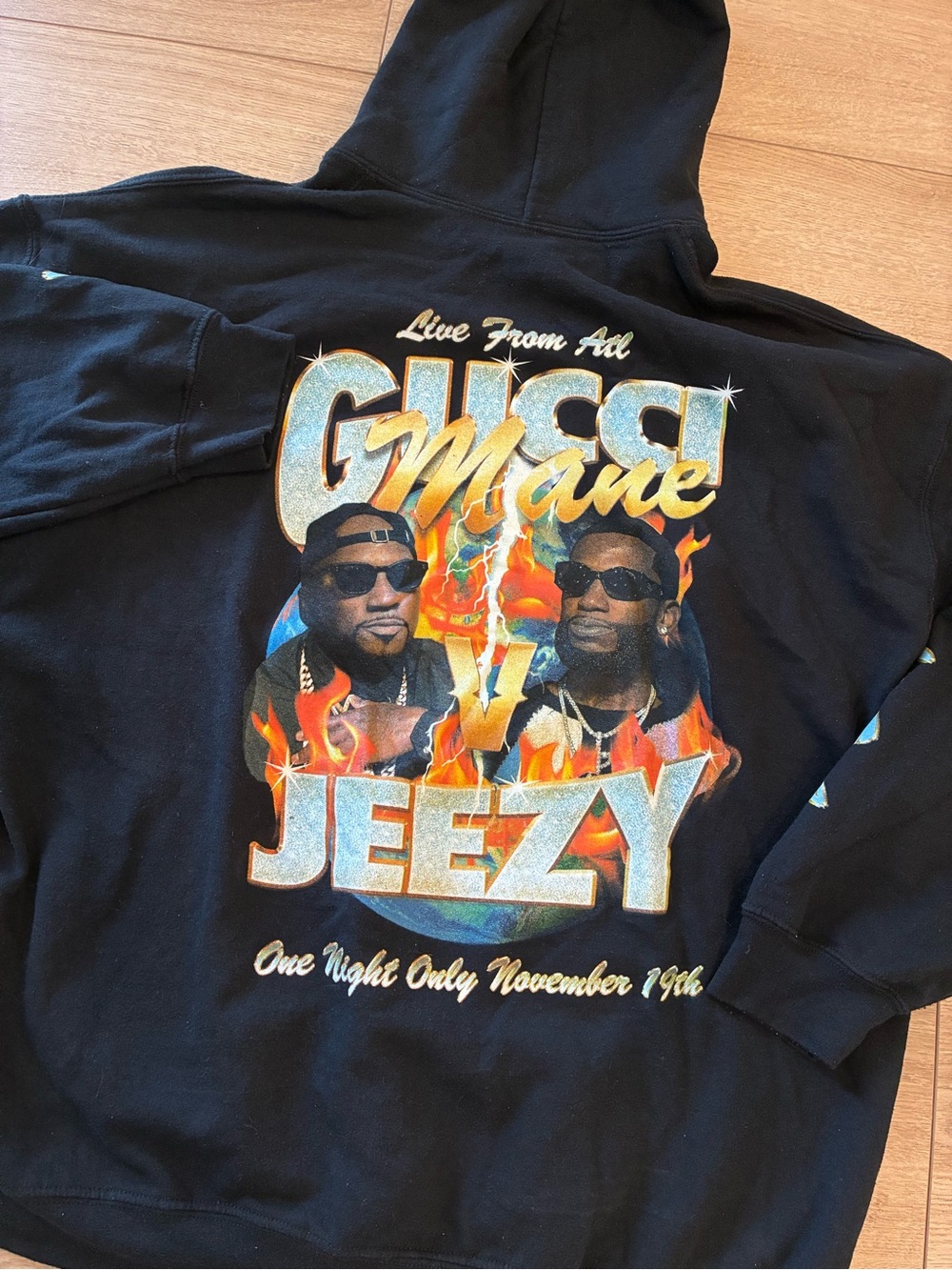 Verzuz Gucci Mane vs Jeezy Concert Hoodie Live From ATL Size 2XL